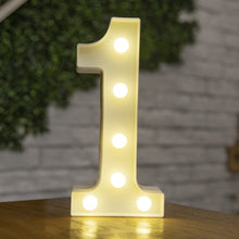 Load image into Gallery viewer, Decorative Letters Alphabet Letter LED Lights Luminous Number Lamp Decoration Battery Night Light Party Baby Bedroom Decoration