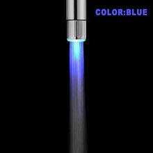 Load image into Gallery viewer, Zhang Ji LED Temperature Sensitive 3-Color Light-up Faucet Kitchen Bathroom Glow Water Saving Faucet Aerator Tap Nozzle Shower
