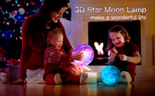 Load image into Gallery viewer, Moon Lamp Kids Night Light Galaxy Lamp
