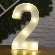 Load image into Gallery viewer, Decorative Letters Alphabet Letter LED Lights Luminous Number Lamp Decoration Battery Night Light Party Baby Bedroom Decoration
