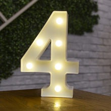 Load image into Gallery viewer, Decorative Letters Alphabet Letter LED Lights Luminous Number Lamp Decoration Battery Night Light Party Baby Bedroom Decoration
