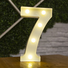 Load image into Gallery viewer, Decorative Letters Alphabet Letter LED Lights Luminous Number Lamp Decoration Battery Night Light Party Baby Bedroom Decoration
