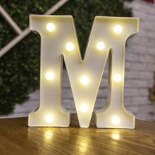 Load image into Gallery viewer, Decorative Letters Alphabet Letter LED Lights Luminous Number Lamp Decoration Battery Night Light Party Baby Bedroom Decoration
