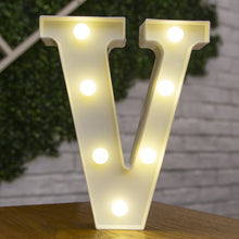 Load image into Gallery viewer, Decorative Letters Alphabet Letter LED Lights Luminous Number Lamp Decoration Battery Night Light Party Baby Bedroom Decoration
