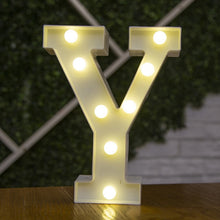 Load image into Gallery viewer, Decorative Letters Alphabet Letter LED Lights Luminous Number Lamp Decoration Battery Night Light Party Baby Bedroom Decoration
