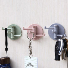 Load image into Gallery viewer, Self Adhesive Kitchen Wall Door Hook Key Holder Rack Towel Hanger Bathroom Rack Hooks Aluminum Multi-Purpose Storage Hooks
